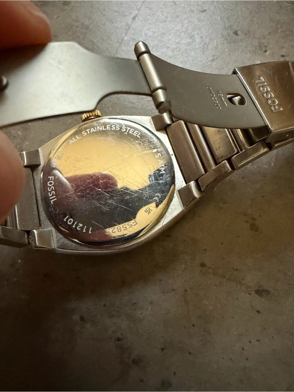 Fossil Stainless Steel Two Tone Watch